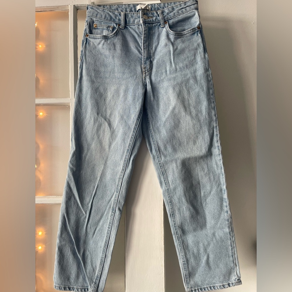 H&M Light Blue Denim Pants